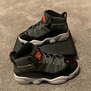Jordan 6 rings smoke grey size 13c